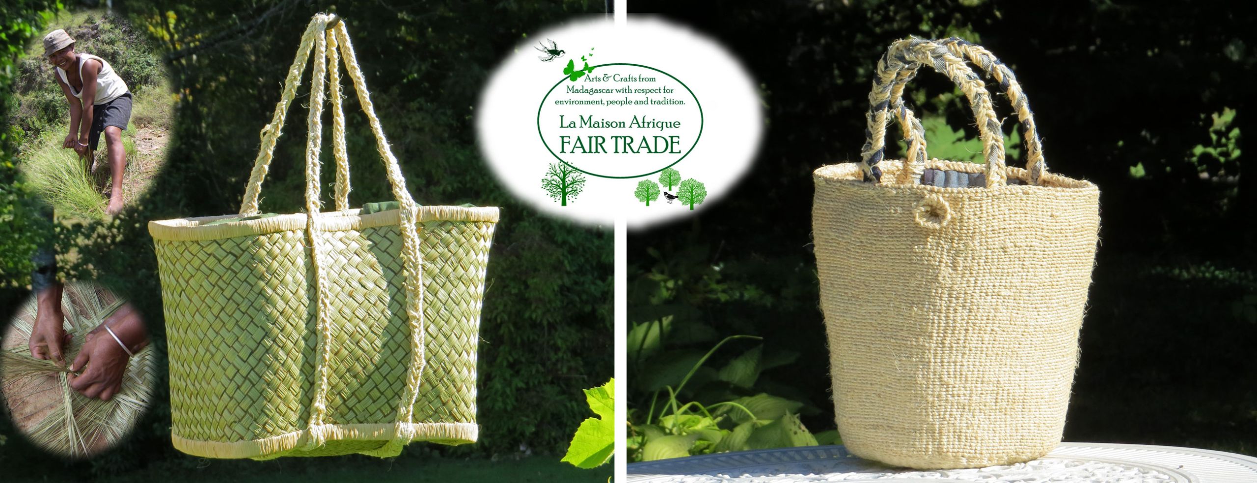 La Maison Afrique FAIR TRADE korgväskor höst 2025